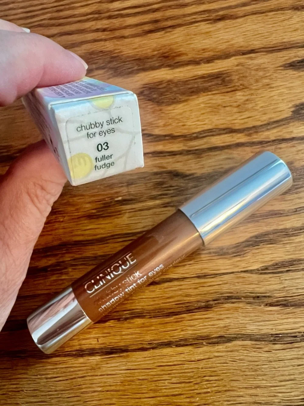 Clinique Chubby Stick Shadow Tint For Eyes 03 Fuller Fudge Discontinued NIB, NWT